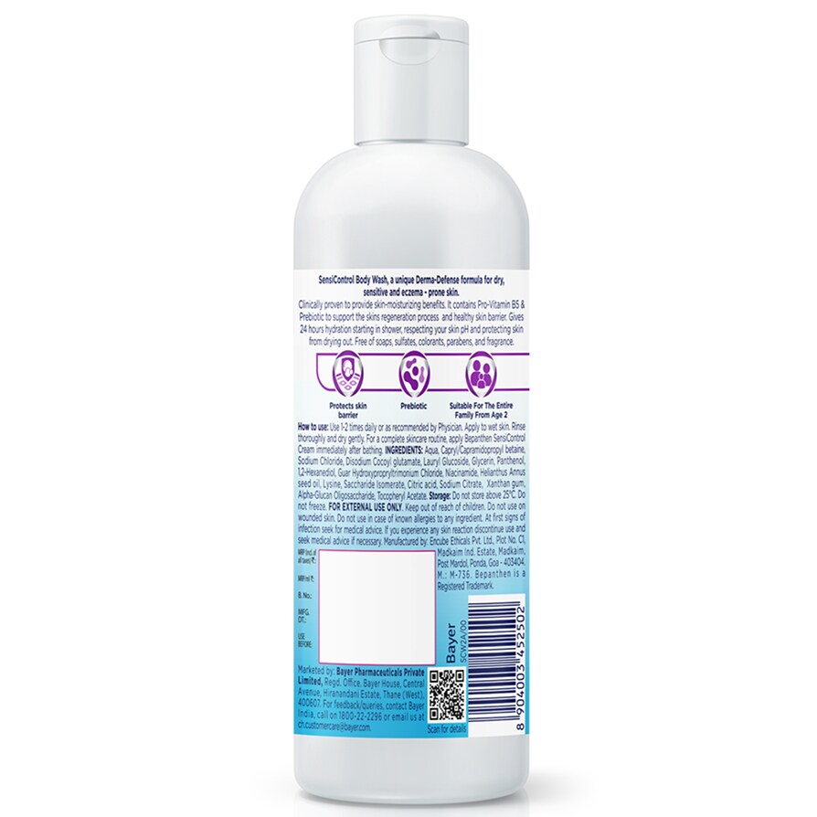SensiControl Daily Gentle Body Wash 6